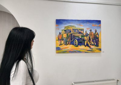 Продајна изложба у атељеу на отвореном