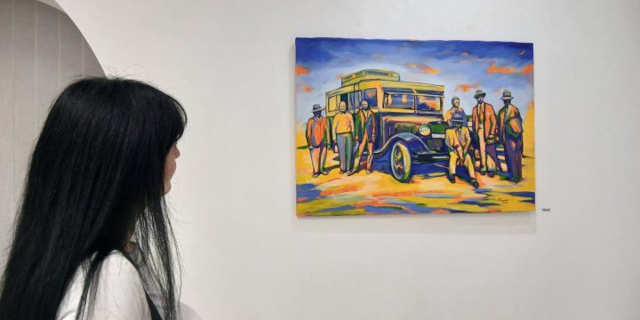 Продајна изложба у атељеу на отвореном